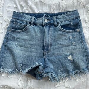 Target art class girls jean shorts